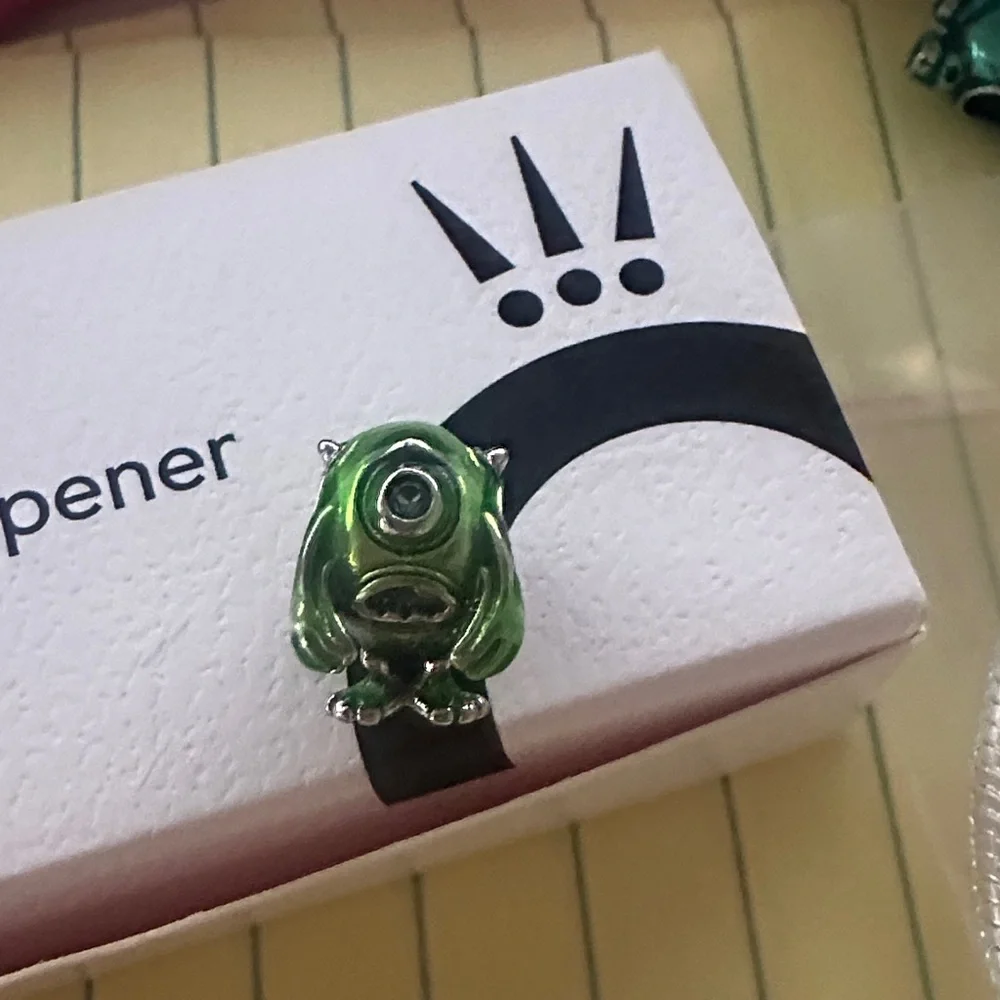 Pandora Green Monsters inc. Charm